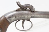 Antique ALLEN & THURBER Double Barrel SxS SINGLE TRIGGER Percussion PistolRARE 1 of Less Than 1000 Made! - 13 of 14
