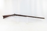 Antique MID-19th CENTURY Half-Stock .32 Cal. Percussion American LONG RIFLE Kentucky Style Long Rifle w/HENRY PARKER/WARRANTED LOCK - 2 of 19