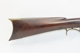 Antique MID-19th CENTURY Half-Stock .32 Cal. Percussion American LONG RIFLE Kentucky Style Long Rifle w/HENRY PARKER/WARRANTED LOCK - 3 of 19