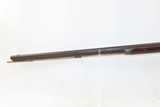 Antique MID-19th CENTURY Half-Stock .32 Cal. Percussion American LONG RIFLE Kentucky Style Long Rifle w/HENRY PARKER/WARRANTED LOCK - 17 of 19