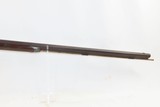 Antique MID-19th CENTURY Half-Stock .32 Cal. Percussion American LONG RIFLE Kentucky Style Long Rifle w/HENRY PARKER/WARRANTED LOCK - 5 of 19