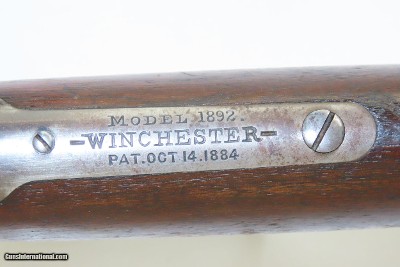Classic WINCHESTER Model 1892 .32-20 WCF C&R Repeating Rifle Octagon Barrel Turn of the Century Iconic Lever Action Made in 1902 - Image 11 of 20