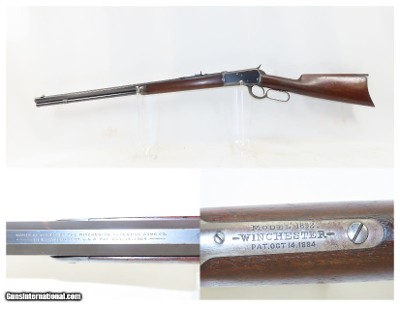 Classic WINCHESTER Model 1892 .32-20 WCF C&R Repeating Rifle Octagon Barrel Turn of the Century Iconic Lever Action Made in 1902