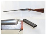 Engraved THOMAS WILD Double Barrel BOXLOCK 12 Gauge C&R HAMMERLESS ShotgunWith WESTLEY RICHARDS Marked Barrels w/EJECTORS - 1 of 22