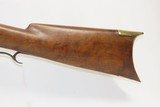 Antique BACK ACTION Half Stock AMERICAN Percussion .36 Caliber Long RifleWith “POSTLEY NELSON & CO” Marked Barrel - 13 of 17