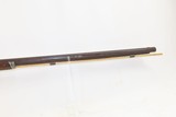 Antique BACK ACTION Half Stock AMERICAN Percussion .36 Caliber Long RifleWith “POSTLEY NELSON & CO” Marked Barrel - 5 of 17