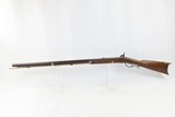Antique BACK ACTION Half Stock AMERICAN Percussion .36 Caliber Long RifleWith “POSTLEY NELSON & CO” Marked Barrel - 12 of 17