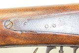 Antique BACK ACTION Half Stock AMERICAN Percussion .36 Caliber Long RifleWith “POSTLEY NELSON & CO” Marked Barrel - 6 of 17