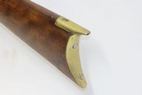 Antique BACK ACTION Half Stock AMERICAN Percussion .36 Caliber Long RifleWith “POSTLEY NELSON & CO” Marked Barrel - 17 of 17