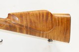 1914 German TELL-BUESCHE Stalking Rifle 9.3x57mm BUG proofs WWI Single Shot Double Set Triggers, Octagonal Barrel, Light, Slender - 3 of 20