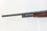 c1954 mfr. WINCHESTER Model 12 PUMP ACTION 20 Gauge Hammerless Shotgun C&RGAME SCENE ENGRAVED with CARVED STOCK - 4 of 20