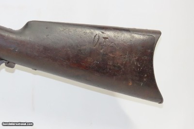 “CENTENNIAL MODEL” Antique WINCHESTER Model 1876 .45-60 Caliber LEVER RIFLE Classic Lever Action Rifle Made in 1881 - Image 3 of 21