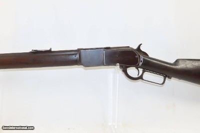 “CENTENNIAL MODEL” Antique WINCHESTER Model 1876 .45-60 Caliber LEVER RIFLE Classic Lever Action Rifle Made in 1881 - Image 4 of 21