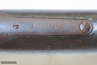 “CENTENNIAL MODEL” Antique WINCHESTER Model 1876 .45-60 Caliber LEVER RIFLE Classic Lever Action Rifle Made in 1881 - Image 12 of 21