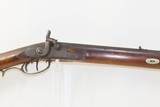 Antique MID-19th CENTURY Half-Stock .36 Cal. Percussion American LONG RIFLE Kentucky Style HUNTING/HOMESTEAD Long Rifle - 4 of 18