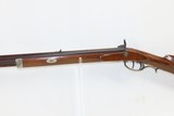 Antique MID-19th CENTURY Half-Stock .36 Cal. Percussion American LONG RIFLE Kentucky Style HUNTING/HOMESTEAD Long Rifle - 15 of 18