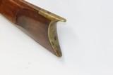 Antique MID-19th CENTURY Half-Stock .36 Cal. Percussion American LONG RIFLE Kentucky Style HUNTING/HOMESTEAD Long Rifle - 18 of 18