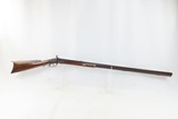 Antique MID-19th CENTURY Half-Stock .36 Cal. Percussion American LONG RIFLE Kentucky Style HUNTING/HOMESTEAD Long Rifle - 2 of 18