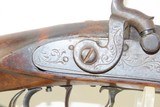 Antique MID-19th CENTURY Half-Stock .36 Cal. Percussion American LONG RIFLE Kentucky Style HUNTING/HOMESTEAD Long Rifle - 7 of 18