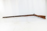 Antique THOMAS & CO. Half Stock BACK ACTION Percussion .40 Cal. Long RifleMid-19th Century HOMESTEAD/HUNTING Rifle - 13 of 18