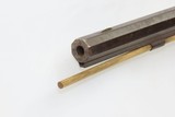 Antique THOMAS & CO. Half Stock BACK ACTION Percussion .40 Cal. Long RifleMid-19th Century HOMESTEAD/HUNTING Rifle - 17 of 18