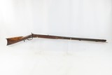Antique THOMAS & CO. Half Stock BACK ACTION Percussion .40 Cal. Long RifleMid-19th Century HOMESTEAD/HUNTING Rifle - 2 of 18