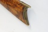 Antique THOMAS & CO. Half Stock BACK ACTION Percussion .40 Cal. Long RifleMid-19th Century HOMESTEAD/HUNTING Rifle - 18 of 18