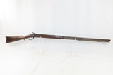 Antique MID-19th CENTURY Half-Stock .36 Cal. Percussion American LONG RIFLE HUNTING/HOMESTEAD Long Rifle with GOULCHER LOCK - 2 of 15