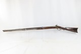 Antique MID-19th CENTURY Half-Stock .36 Cal. Percussion American LONG RIFLE HUNTING/HOMESTEAD Long Rifle with GOULCHER LOCK - 10 of 15