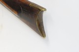 Antique MID-19th CENTURY Half-Stock .36 Cal. Percussion American LONG RIFLE HUNTING/HOMESTEAD Long Rifle with GOULCHER LOCK - 15 of 15