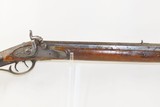 Antique MID-19th CENTURY Half-Stock .36 Cal. Percussion American LONG RIFLE HUNTING/HOMESTEAD Long Rifle with GOULCHER LOCK - 4 of 15