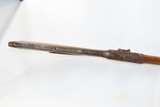 Antique MID-19th CENTURY Full-Stock .50 Cal. Percussion American LONG RIFLE Kentucky Style HUNTING/HOMESTEAD Long Rifle - 7 of 19