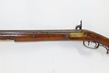 Antique MID-19th CENTURY Full-Stock .50 Cal. Percussion American LONG RIFLE Kentucky Style HUNTING/HOMESTEAD Long Rifle - 16 of 19