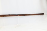 Antique MID-19th CENTURY Full-Stock .50 Cal. Percussion American LONG RIFLE Kentucky Style HUNTING/HOMESTEAD Long Rifle - 5 of 19
