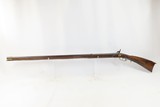 Antique MID-19th CENTURY Full-Stock .40 Cal. Percussion American LONG RIFLE HUNTING/HOMESTEAD Long Rifle with J. GOLCHER Lock - 14 of 19