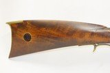 Antique MID-19th CENTURY Full-Stock .40 Cal. Percussion American LONG RIFLE HUNTING/HOMESTEAD Long Rifle with J. GOLCHER Lock - 3 of 19
