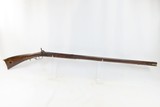Antique MID-19th CENTURY Full-Stock .40 Cal. Percussion American LONG RIFLE HUNTING/HOMESTEAD Long Rifle with J. GOLCHER Lock - 2 of 19