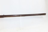 Antique MID-19th CENTURY Full-Stock .38 Cal. Percussion American LONG RIFLE Mid-1800s HUNTING/HOMESTEAD Long Rifle - 5 of 17