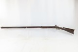 Antique MID-19th CENTURY Full-Stock .38 Cal. Percussion American LONG RIFLE Mid-1800s HUNTING/HOMESTEAD Long Rifle - 13 of 17