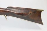 Antique MID-19th CENTURY Full-Stock .38 Cal. Percussion American LONG RIFLE Mid-1800s HUNTING/HOMESTEAD Long Rifle - 14 of 17