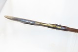 Antique MID-19th CENTURY Full-Stock .38 Cal. Percussion American LONG RIFLE Mid-1800s HUNTING/HOMESTEAD Long Rifle - 7 of 17