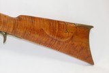 Antique WALKER & HOWARD Marked Half-Stock .48 Caliber Percussion LONG RIFLE Kentucky Style HUNTING/HOMESTEAD Long Rifle - 14 of 18