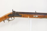 Antique WALKER & HOWARD Marked Half-Stock .48 Caliber Percussion LONG RIFLE Kentucky Style HUNTING/HOMESTEAD Long Rifle - 4 of 18