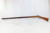 Antique WALKER & HOWARD Marked Half-Stock .48 Caliber Percussion LONG RIFLE Kentucky Style HUNTING/HOMESTEAD Long Rifle - 13 of 18