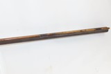 Antique WALKER & HOWARD Marked Half-Stock .48 Caliber Percussion LONG RIFLE Kentucky Style HUNTING/HOMESTEAD Long Rifle - 9 of 18