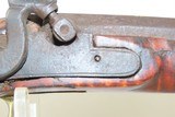 Antique MID-19th CENTURY Half-Stock .42 Cal. Percussion American LONG RIFLE H.E. LEMAN/LANCASTER Pa Marked Lock w/EAGLE ESCUTCHEON - 6 of 18