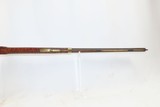 Antique MID-19th CENTURY Half-Stock .42 Cal. Percussion American LONG RIFLE H.E. LEMAN/LANCASTER Pa Marked Lock w/EAGLE ESCUTCHEON - 8 of 18