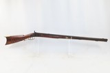 Antique MID-19th CENTURY Half-Stock .42 Cal. Percussion American LONG RIFLE H.E. LEMAN/LANCASTER Pa Marked Lock w/EAGLE ESCUTCHEON - 2 of 18