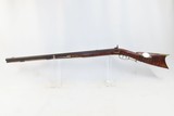 Antique MID-19th CENTURY Half-Stock .42 Cal. Percussion American LONG RIFLE H.E. LEMAN/LANCASTER Pa Marked Lock w/EAGLE ESCUTCHEON - 13 of 18