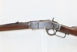 Antique WINCHESTER Model 1873 .38 Caliber WCF Lever Action REPEATING RIFLE
Iconic Repeater In .38-40 Winchester Center Fire - 4 of 21